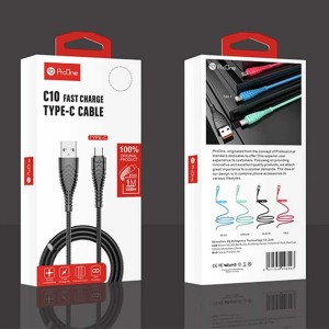 کابل تبدیل USB به Type-C پرو‌‌وان مدل PCC165 طول 1متر